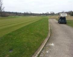 Kwik Kerb Edging around the tees at The Grove Golf Club